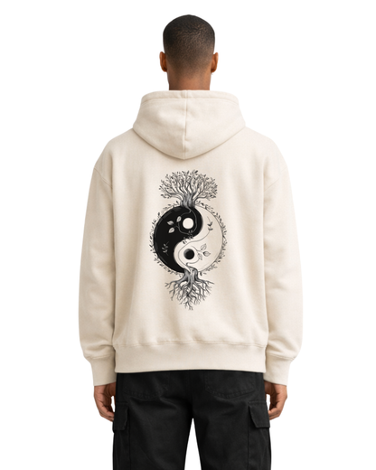 Yin Yang Tree of Balance Hoodie