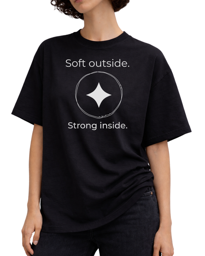 Soft outside. Strong inside. Tee