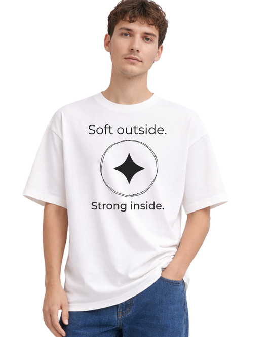 Soft outside. Strong inside. Tee