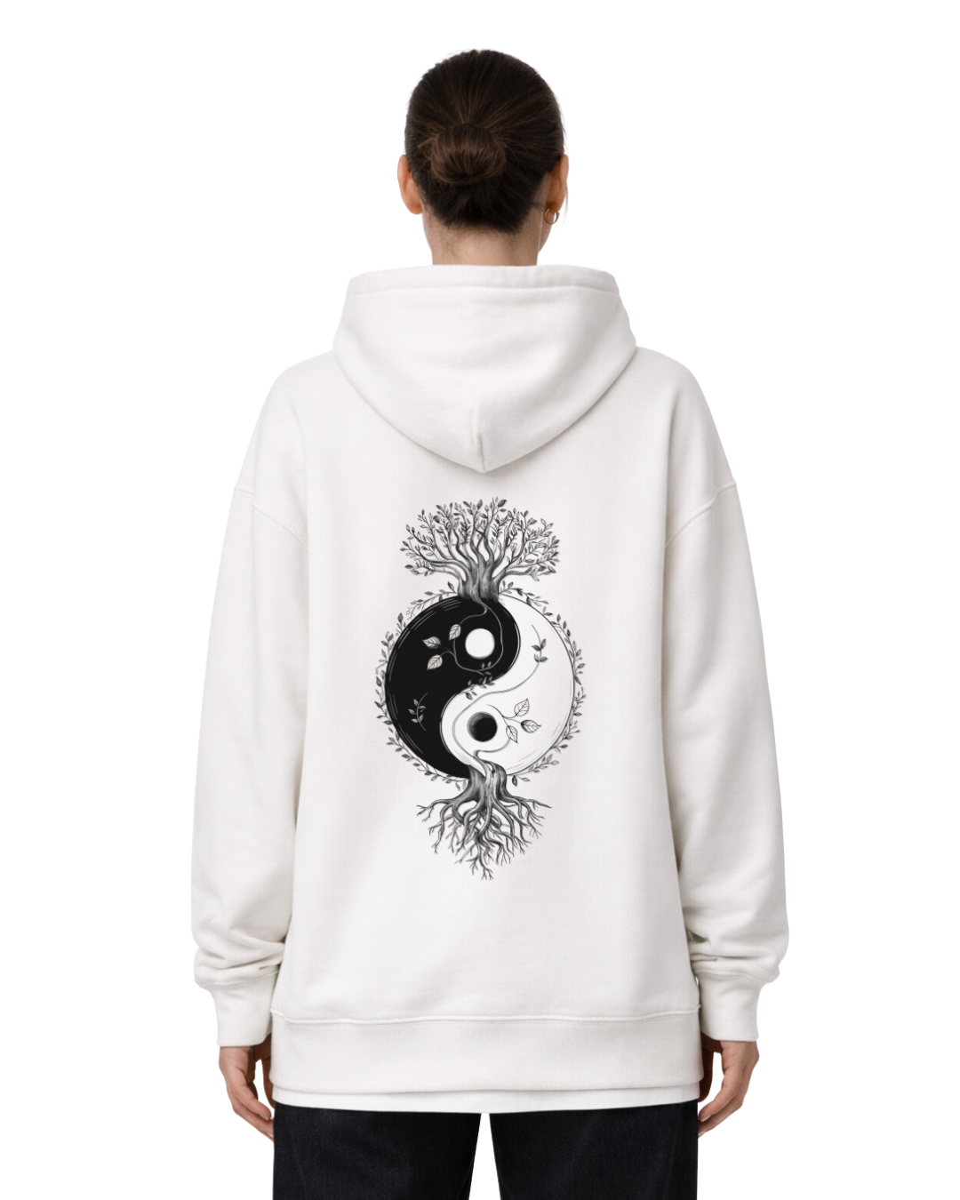 Yin Yang Tree of Balance Hoodie