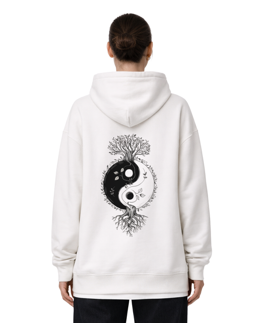 Yin Yang Tree of Balance Hoodie